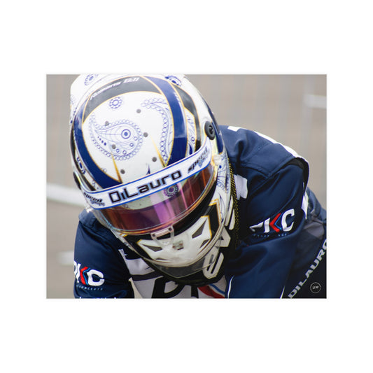 Helmeted Valor – Matte Finish Poster