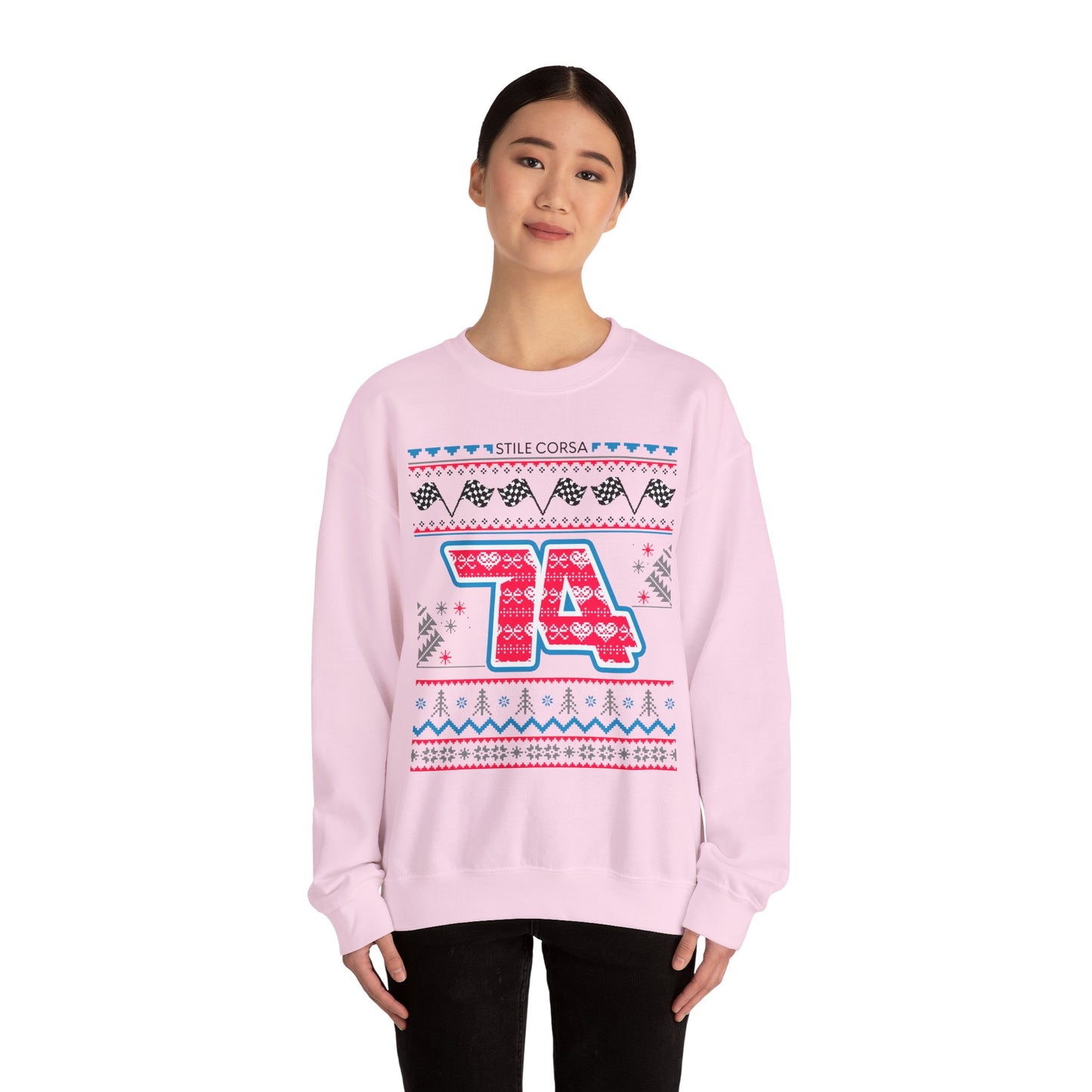 King #74 Snowy Holiday Crewneck