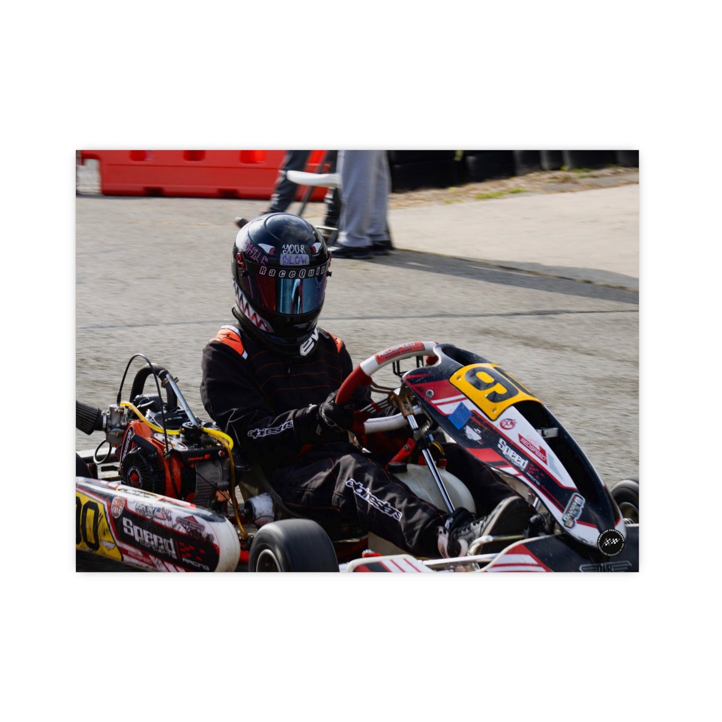 Rebel in Red – Matte Finish Poster