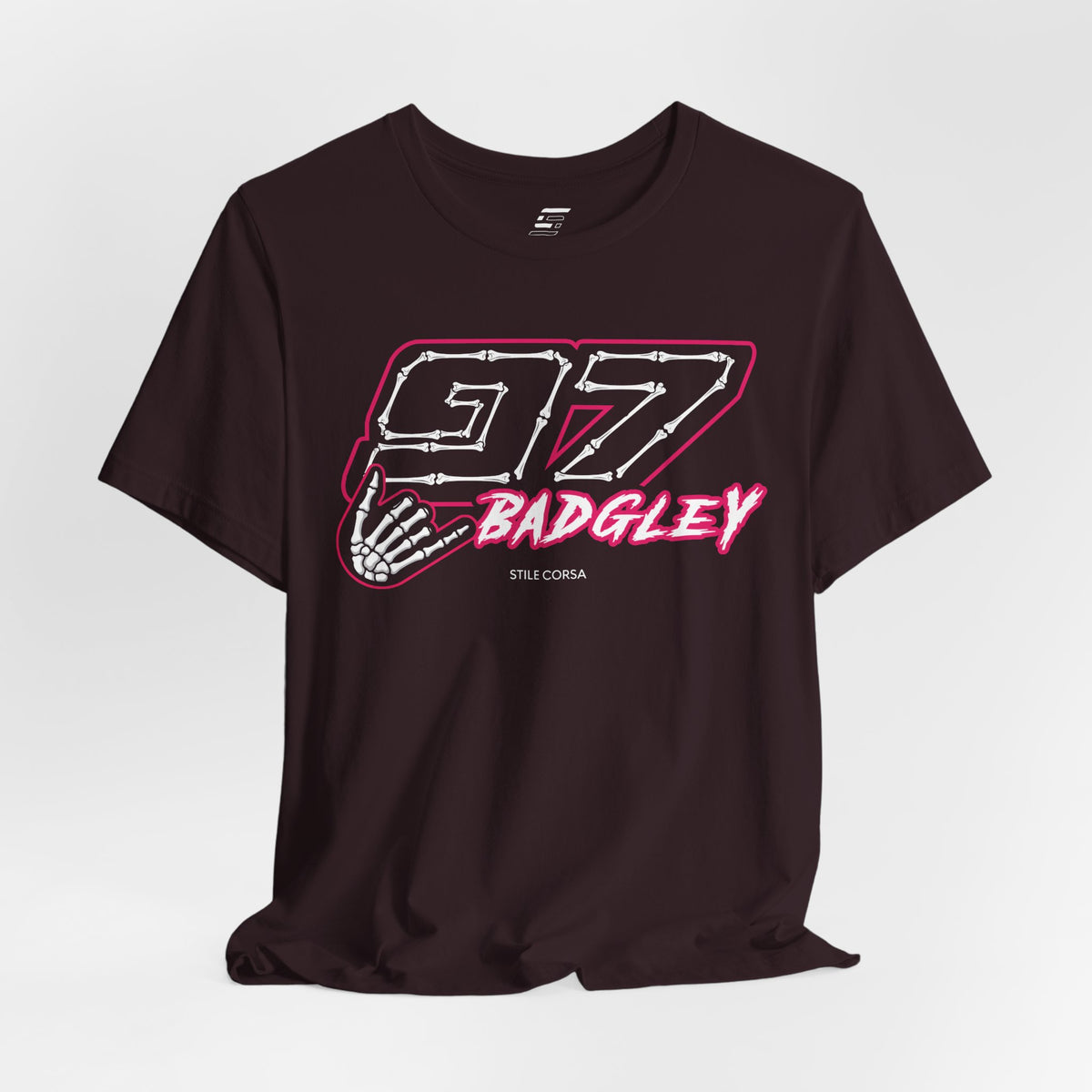 K. Badgley #97 — Haunted Grid Signature Tee