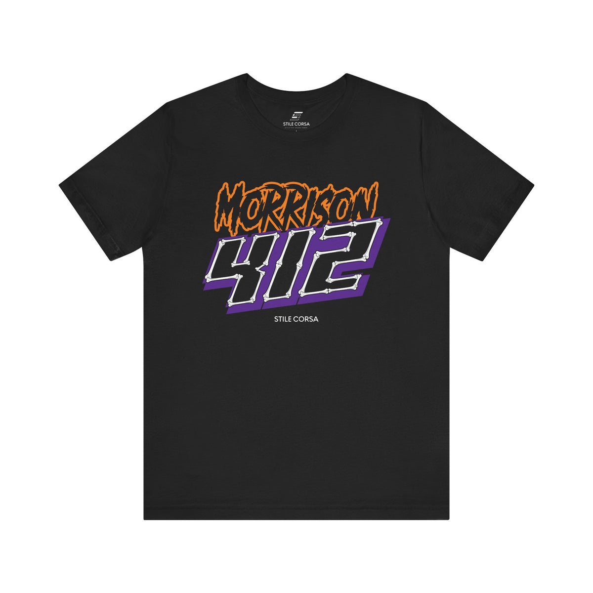 Morrison #412 — Haunted Grid Signature Tee
