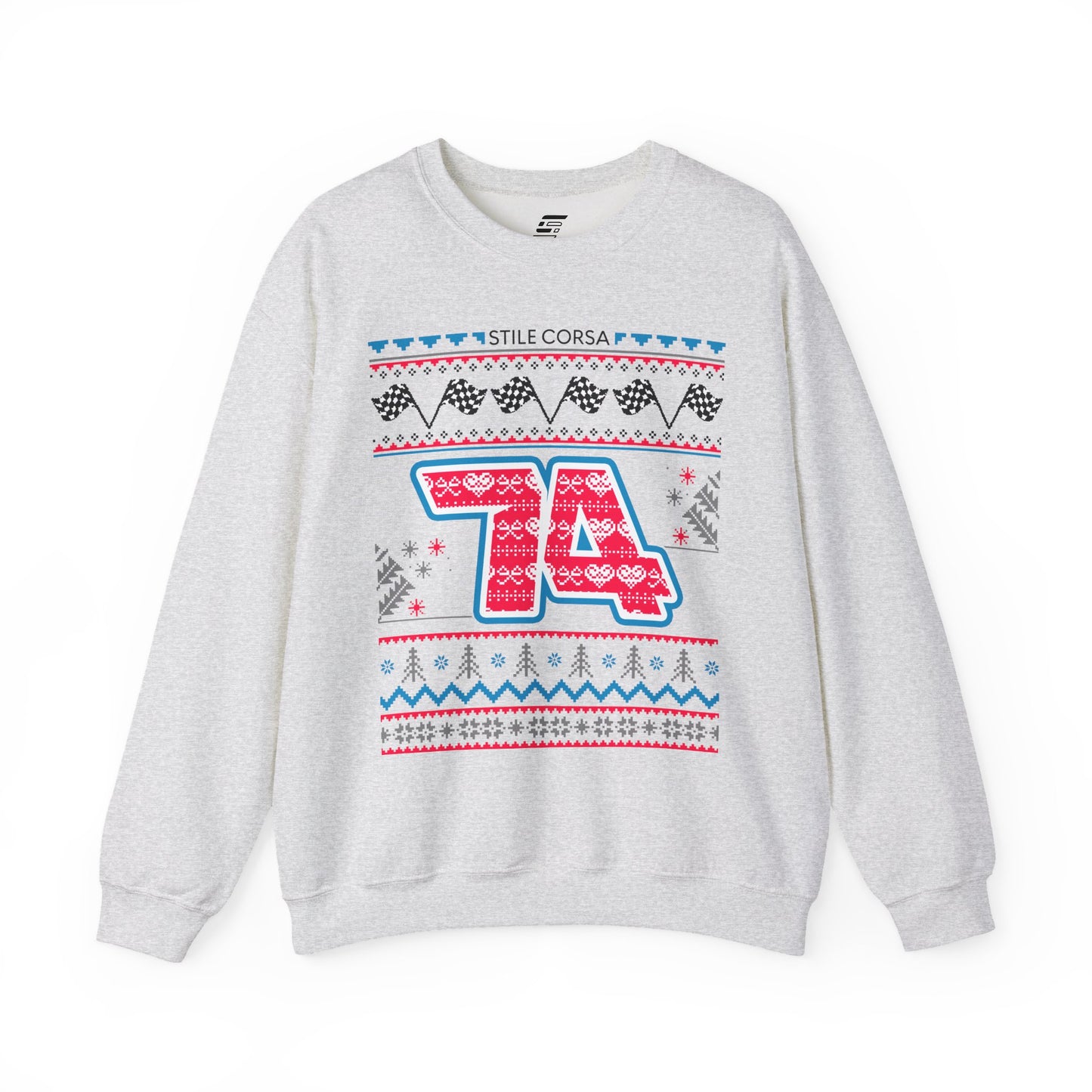 King #74 Snowy Holiday Crewneck