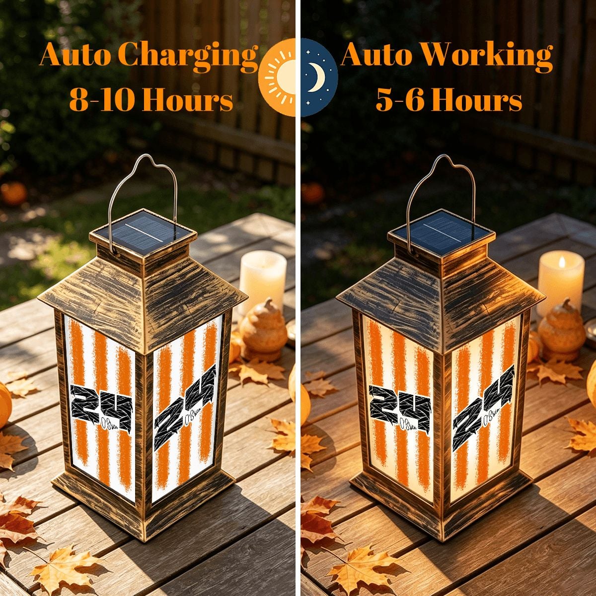 O'Brien #24 - Trackside Night Solar Lantern